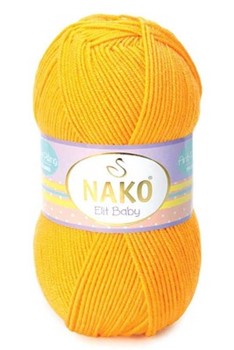 Nako Elit Baby 4674 100g pomarańcz